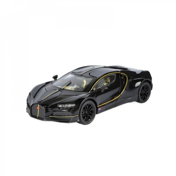QYNIAL 1:24 Bugatti Tourbillon Supercar - Light &amp; Sound Alloy Model
