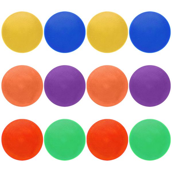 12 Pcs Colored Spot Marker for Football Basketball Training Practice