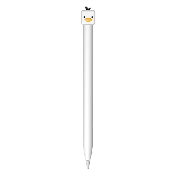 Little white duck Silicone anti slip protective case compatible with Apple Pencil 1st