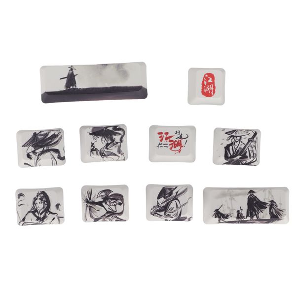 Keycaps Mechanical Sublimation Clear Pattern