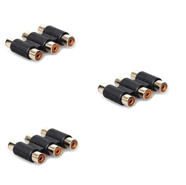 3 Way RCA Adaptor - 3 Pack