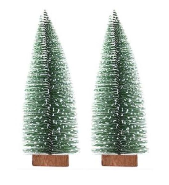 Mini Artificial Christmas Trees - 20cm (2 pack)