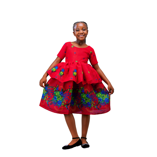 Wansati Nsaseko Kiddies Tsonga Traditional Dress