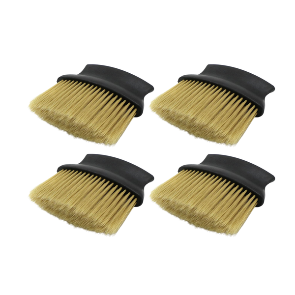 Set of 4 Car AC Vent Cleaning Brushes, Nylon with PP Handle for Interior