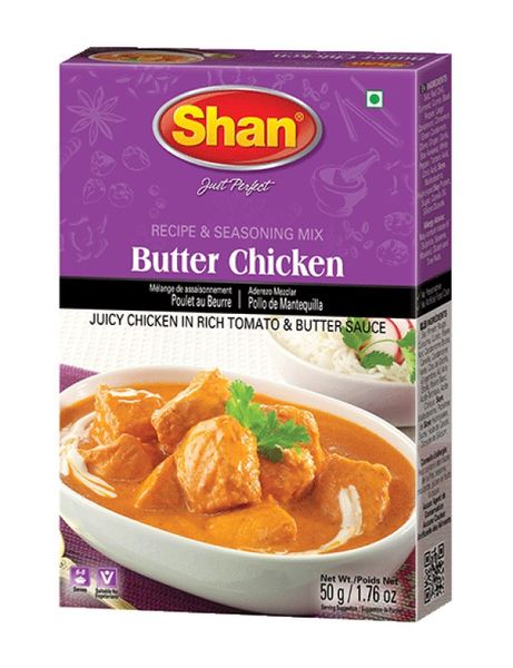 Shan Butter Chicken Mix 50g Pack of 6