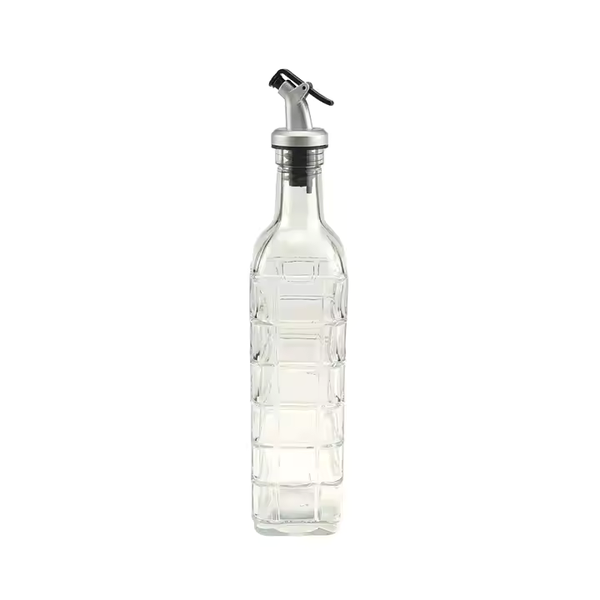 Modern Oil Dispenser Glass Bottle - Set of 3