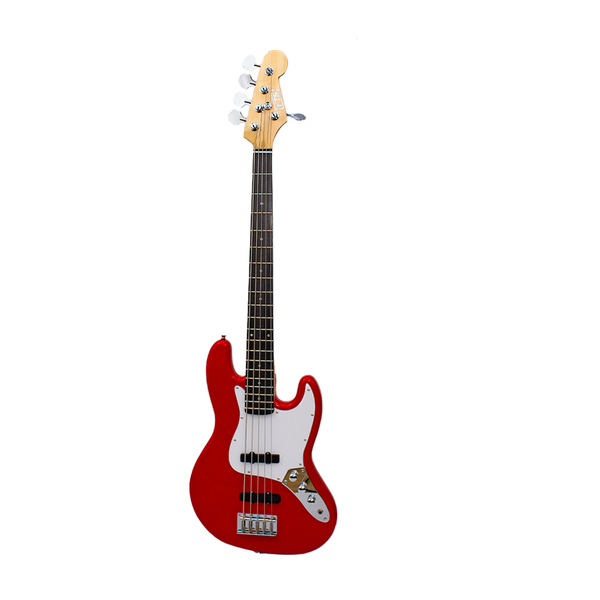 FTS-SPB500 R Fts 5 String Electric Bass Guitar Red