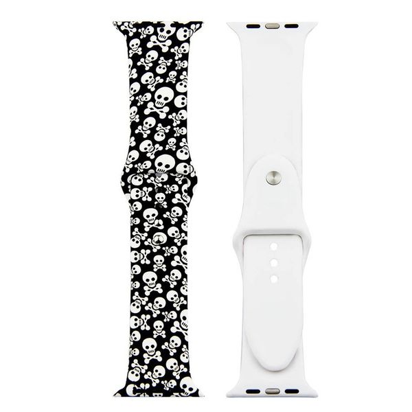 Skull Design Watch Strap / Band For Apple Watch - 38/40/41 mm