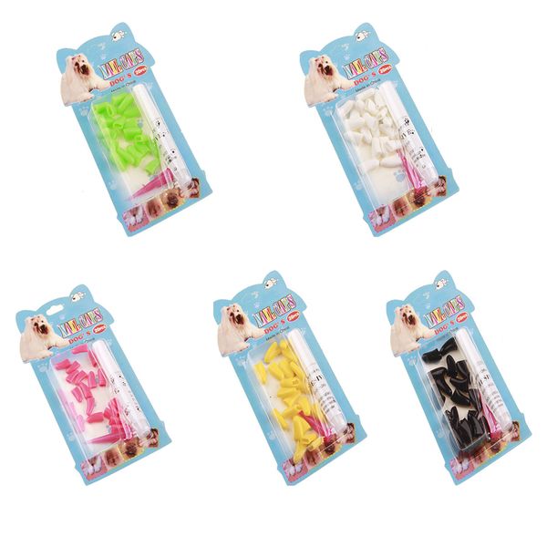 5 sets of Cat Nail Caps Set, Anti - Scratch Nail Tips for Cats5-7.5kg