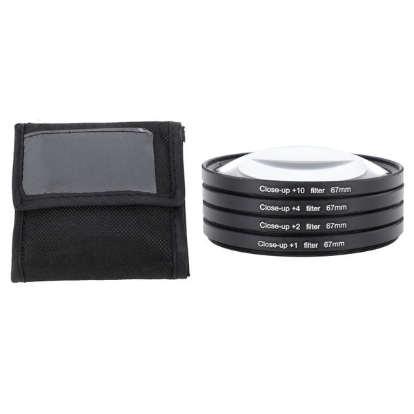67mm +1/+2/+4/+10 Macro Filter Kit With Storage Pouch