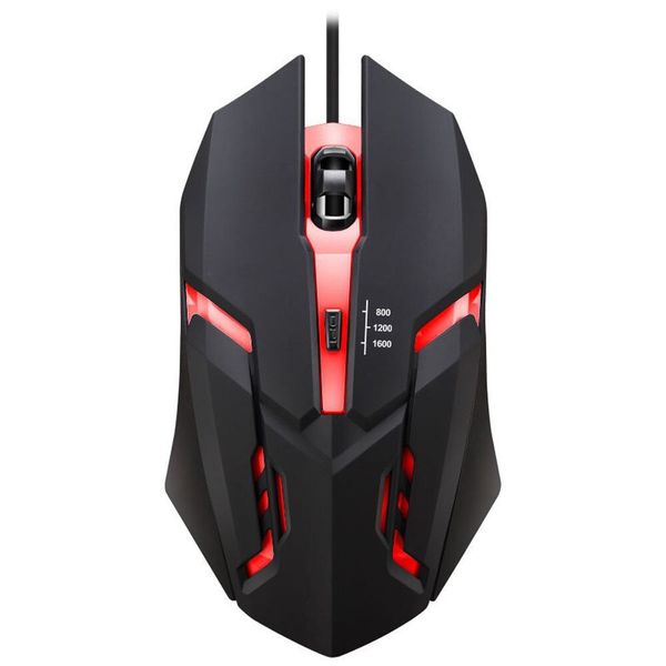 Wired Gaming Mouse Desktop Computer Laptop USB Backlit Mouse