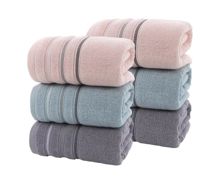 Cozitems Cotton Guest Towel/Face Cloth Set - 6 Packs, 35cm x 75cm