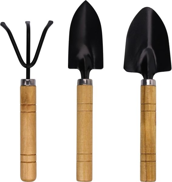 Small Garden Tools - 3 Pieces Mini Garden Tools Set with Small Trowel