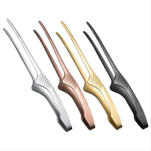 BBQ Grilling Tong Salad Cake Dessert Serving Food Tongs Stainless Steel Bar