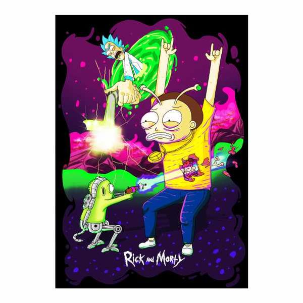 Morty got shot Abstract - A1 Poster