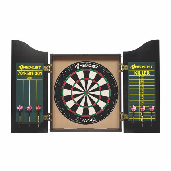 Medalist Dartboard &amp; Cabinet Combo