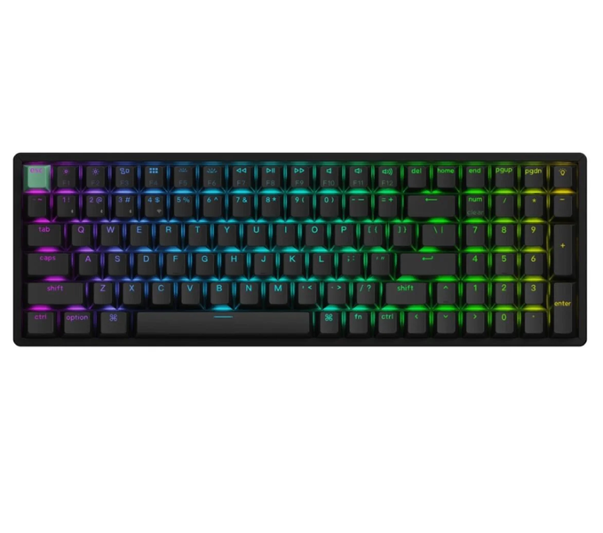 Magnetic Hot-Swap 96% Wireless RGB Keyboard - Sleek Black