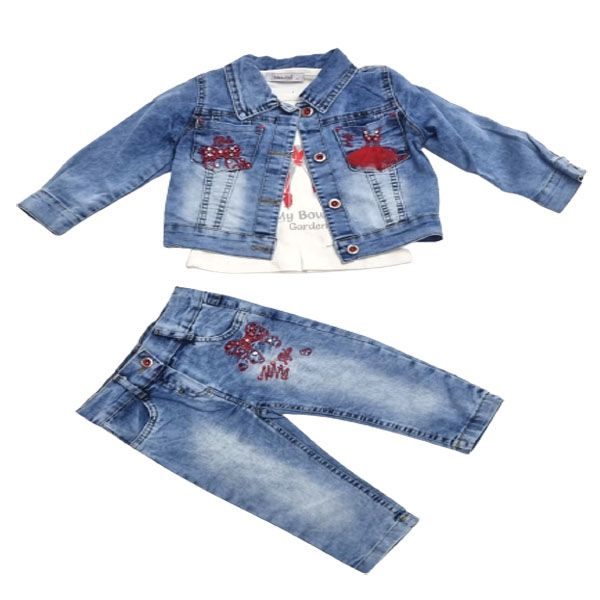 Little People Shop - Girls Denim Jean Set