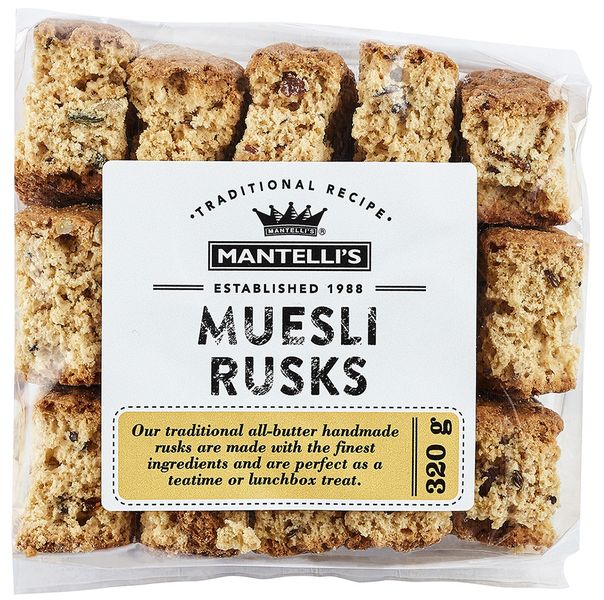 Mantelli's Rusks Homestyle - Muesli 2 X 320G