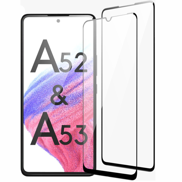 Galaxy A52 Screen Protector Guard 9D Tempered Glass - 2 Pack