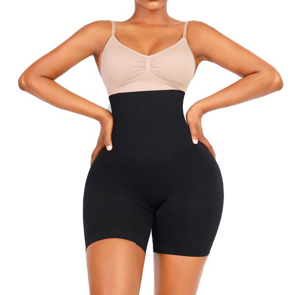 High-Waisted Shapewear Shorts for Women Tummy Control Slimming Underwear