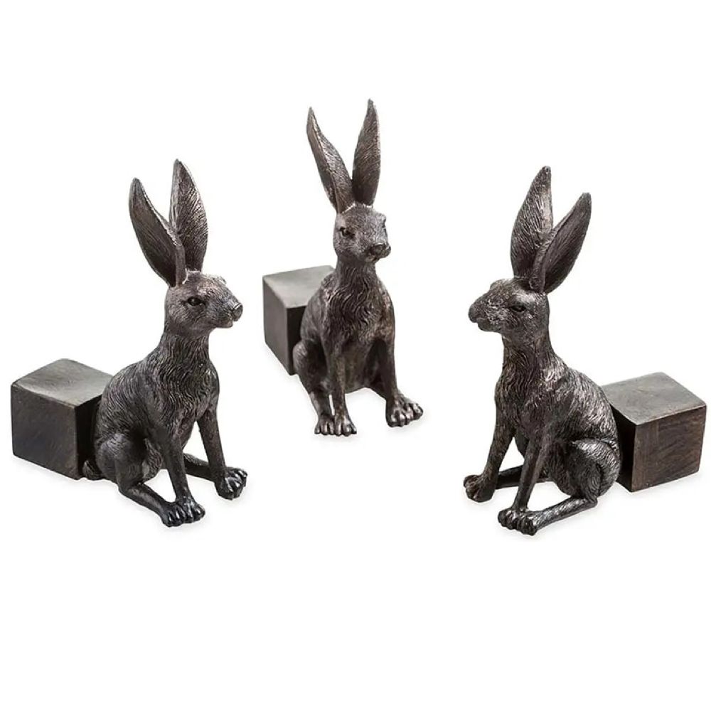 Home Garden Decor 3 Pieces Flower Pot Plant Rabbit Feet Risers (1.5x3.5x4.5cm)