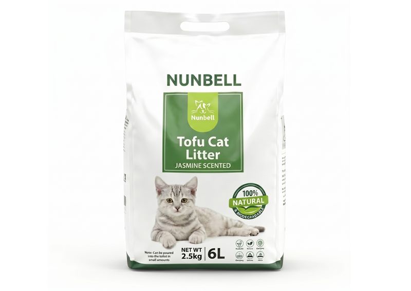 2.5kg Tofu Cat Litter Jasmine Scented Odour Control Clumping