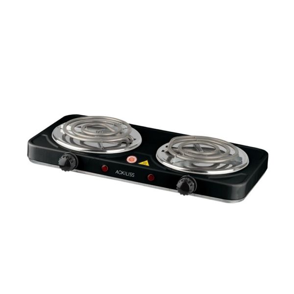 Portable Electric Stove with 2 Coil Burners
