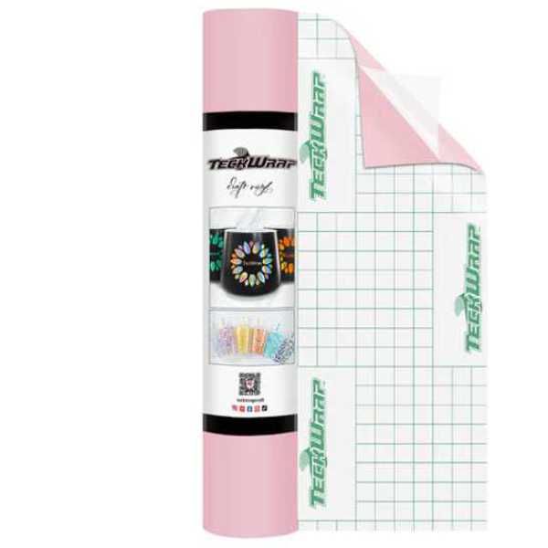 Teckwrap Matte Adhesive Craft Vinyl - Smooth Finish for Craft Projects
