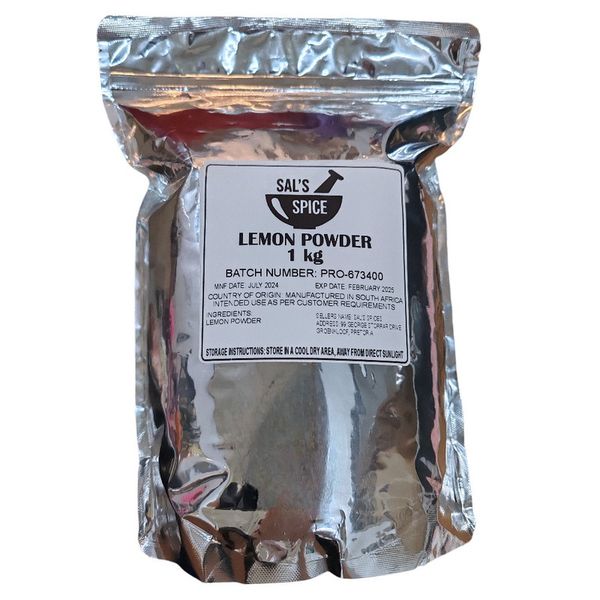 Sal's Spice Lemon Powder - 1kg