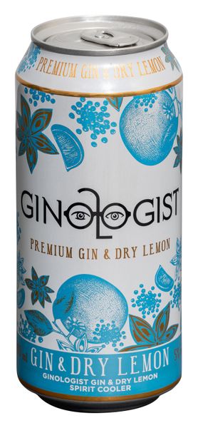 Ginologist Gin and Dry Lemon - 24 x 440ml