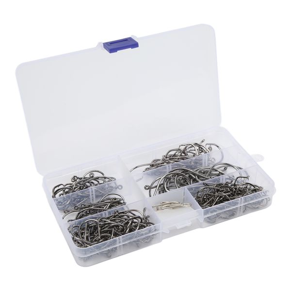 7384 Octopus Circle Hooks High Carbon Steel Barbed