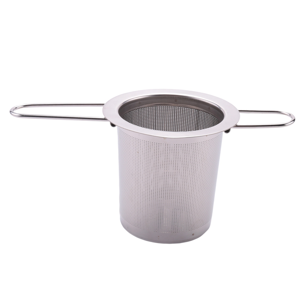 Tea Infuser Stainless Steel Strainer Folding Handle Filter(Green)