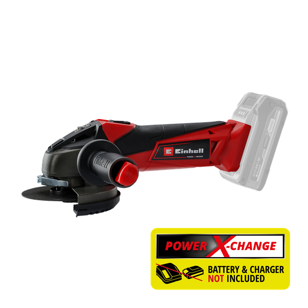 EINHELL Power X-Change Cordless Angle Grinder TE-AG 18/115 Li - (Battery Not Included)