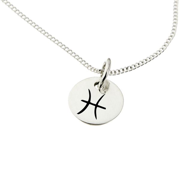 Pisces Star Sign Necklace 10mm