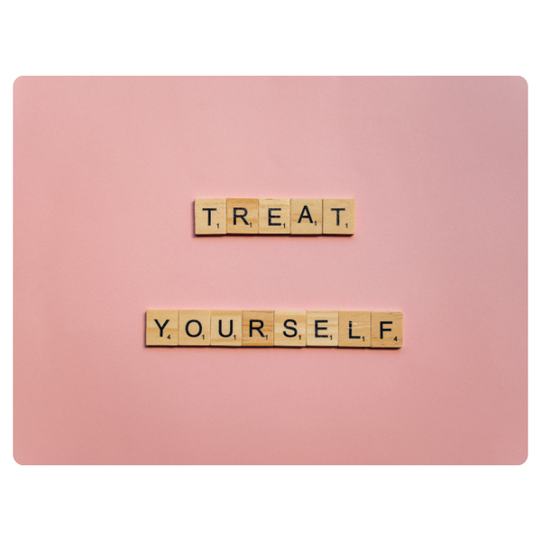 Treat Yourself Pink Mouse Pad