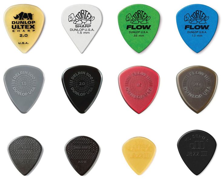 Dunlop Shred Guitar Picks Variety Pack of Twelve - PVP118