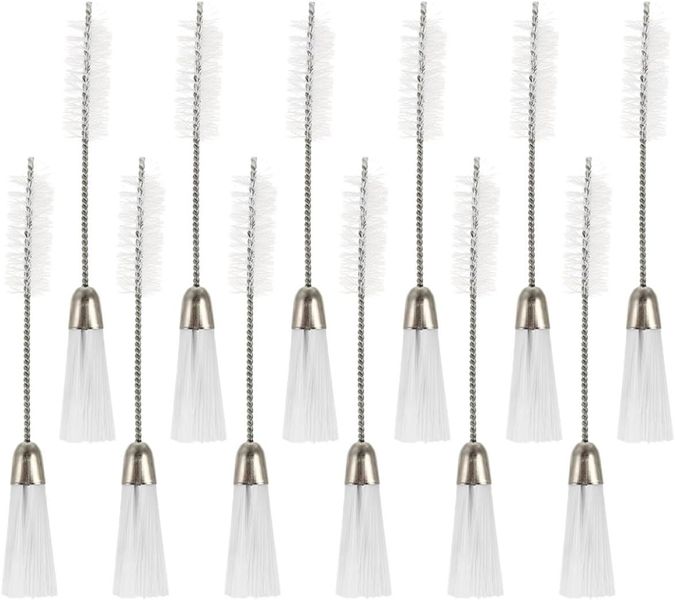Dual-Ended Nylon &amp; Stainless Steel Cleaning Brushes for Electronics