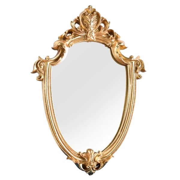 Decor Wall Mounted Retro Vintage Style Vanity Mirror - 44cm