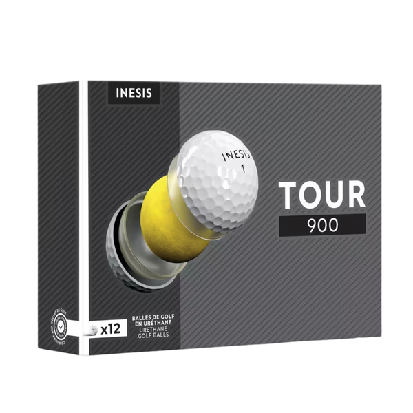 Inesis Golf Balls X12 - Inesis Tour 900 White