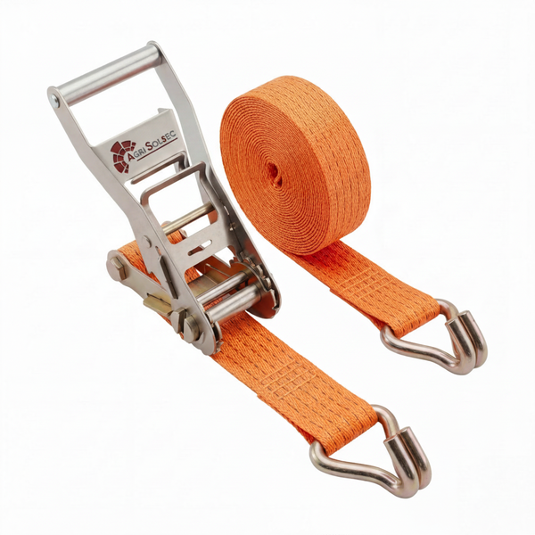 Ratchet Strap 25mm | 3m 1500kg Tie Down Cargo Strap | Agri Solsec