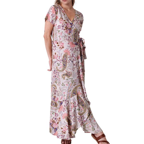 Hedgehogs-Ladies-Elle Dress-Grey Floral