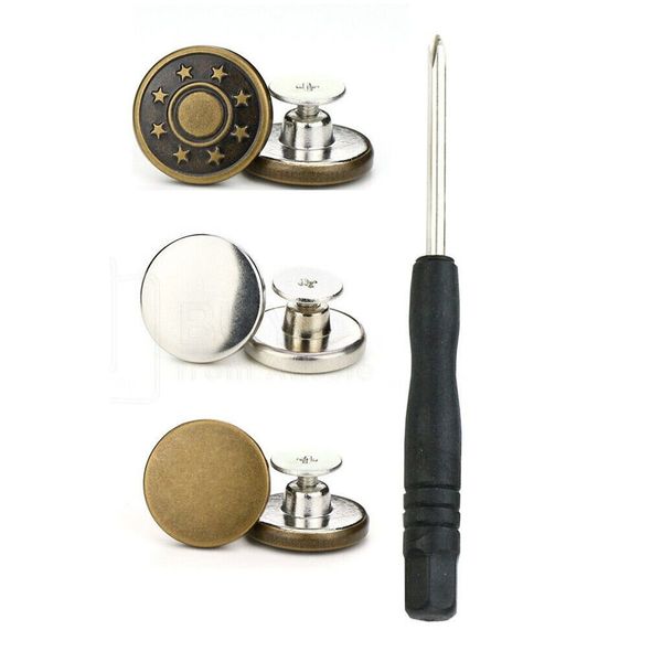 12 Sets Adjustable Buttons for Jeans