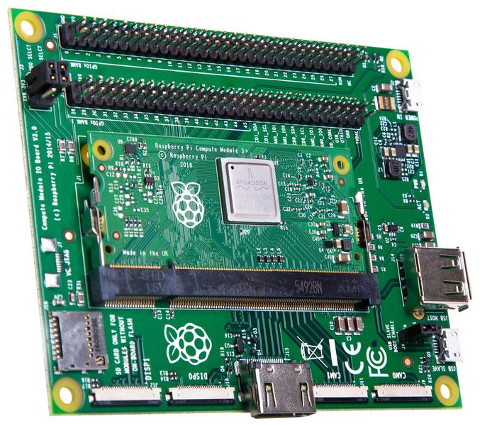 Raspberry Pi CM3+ DEV. KIT Development Kit, Complete I/O Interface