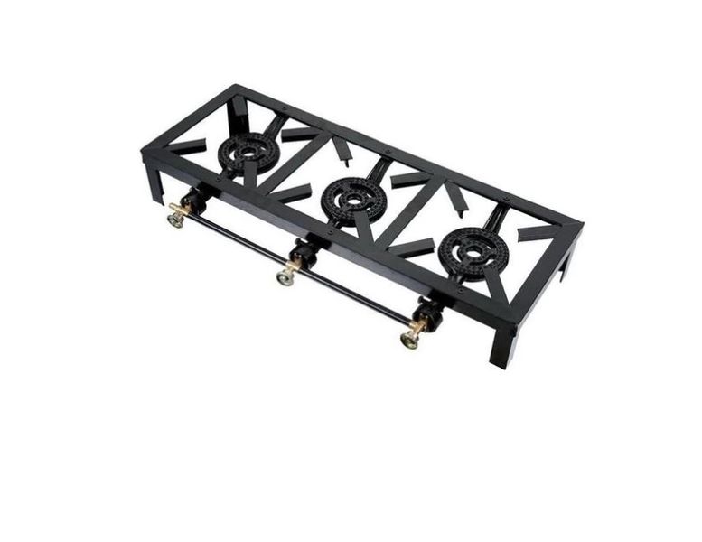 Totai - 3 pot Gas Boiling Table - Flat Angle Iron