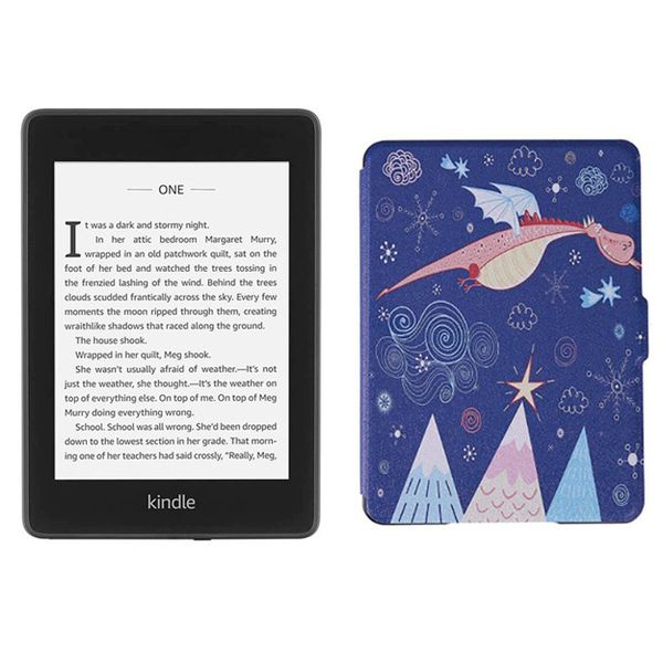 Kindle Paperwhite 10th Gen Wi-Fi With S/O 8GB - Dragon Cover Bundle