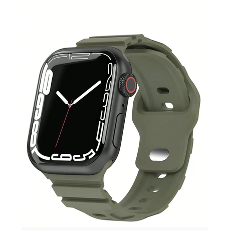 Watch Strap for Apple Watch Band 38mm 40mm 41mm Soft Army Green Silicone Shop Today. Get it Tomorrow takealot