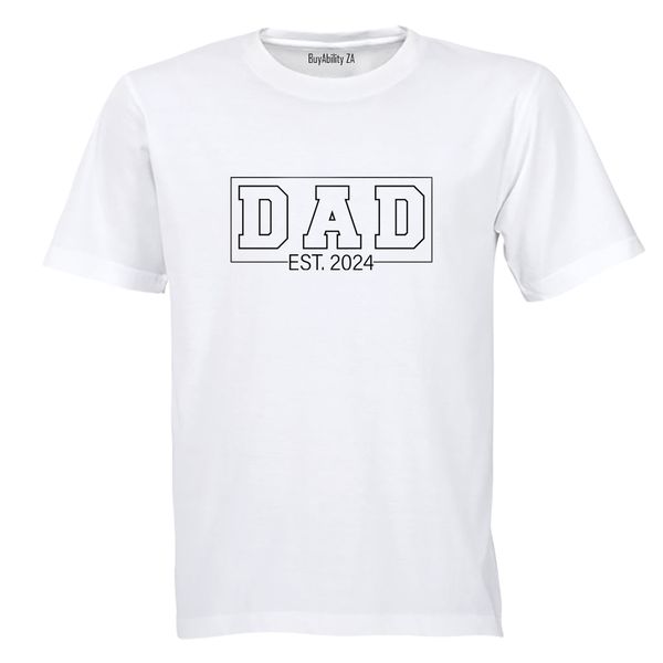 Dad 2024 Rectangular Adults T-Shirt