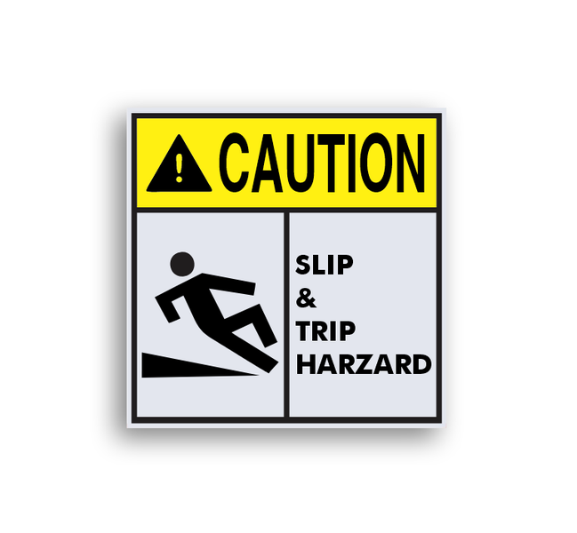 Caution Slip &amp; Trip Hazard Safety Sign