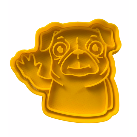 Pug cookie clearance cutter